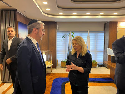 Asher with Sarah Netanyahu